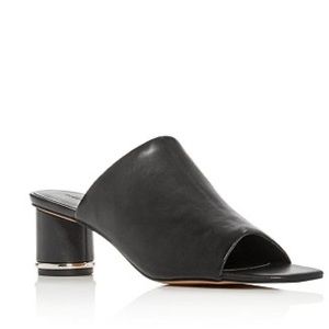 Rebecca Minkoff Adeline Black Leather Sandal Size 9